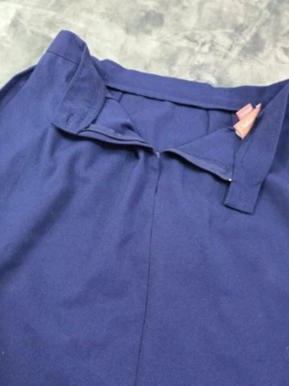 Vintage Worthington Navy Pencil Skirt Size 14 - Picture 8 of 12